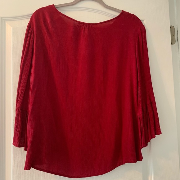 Red Ranch Blouse - Picture 2 of 5